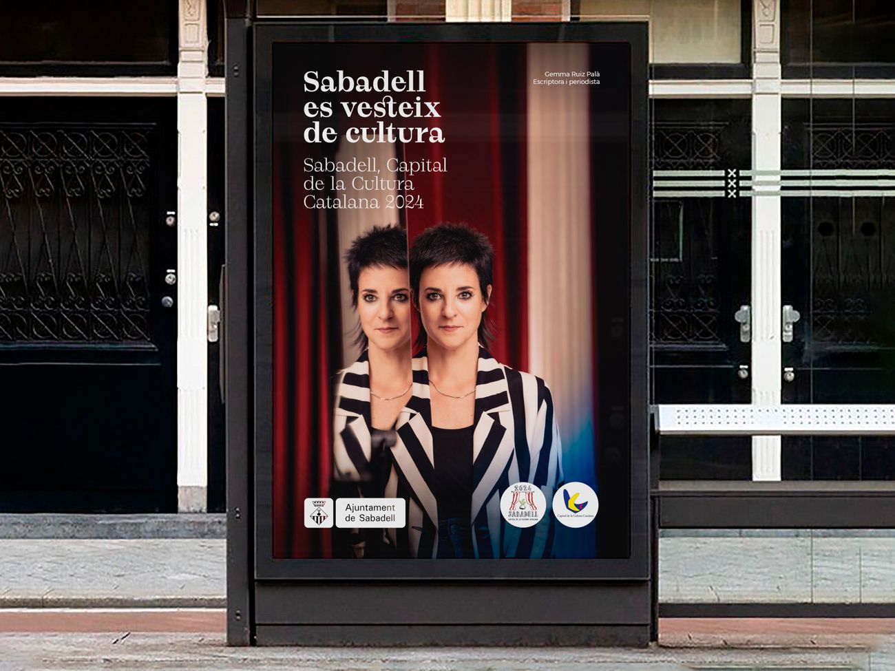 Campaña publicitaria Ayuntamiento Sabadell- Sabadell es vesteix de cultura. Capitalitat de la cultura catalana 2024