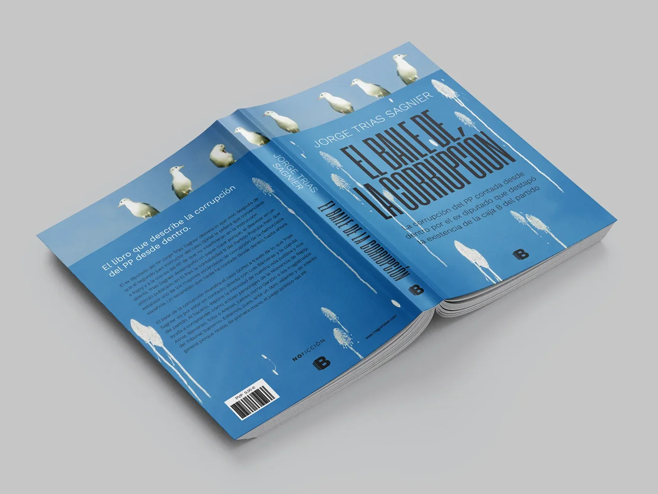 Diseño editorial libros- portada el baile de la corrupción