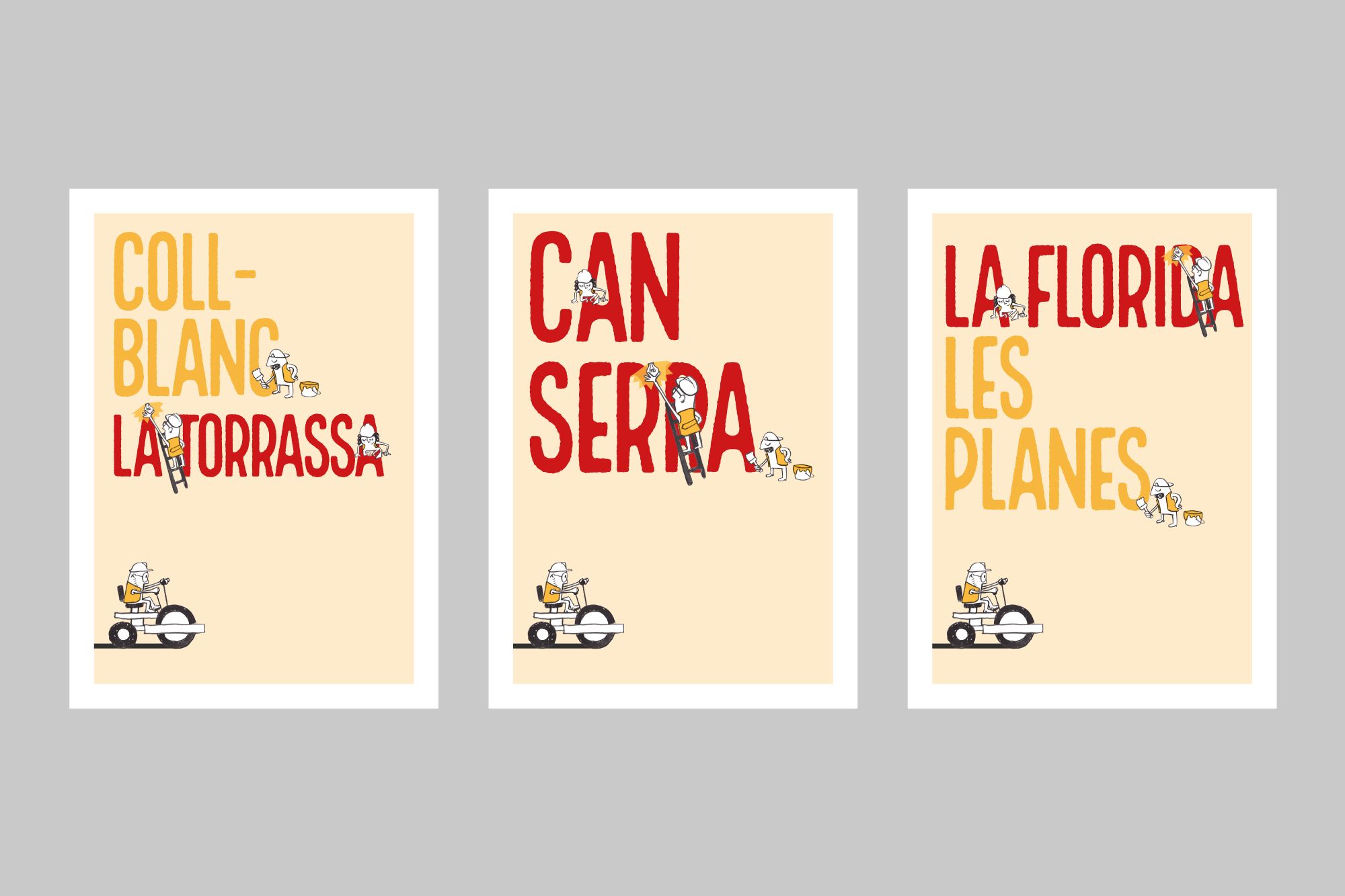 Campaña publicitaria ¡Hagamos grandes los barrios! para el Ayuntamiento de L'Hospitalet