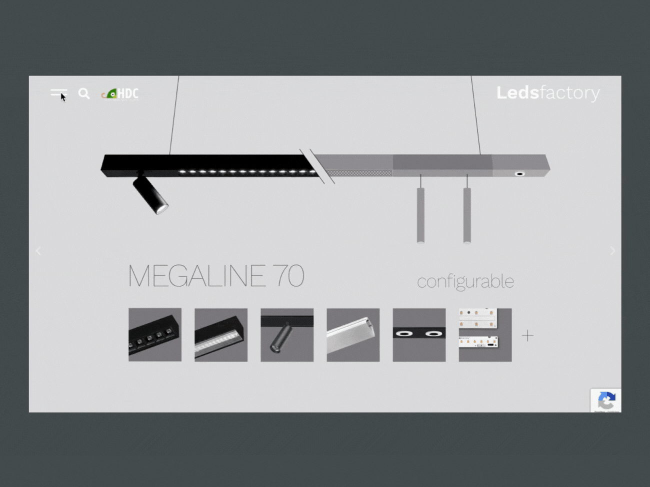 Diseño web Kit Digital - proyecto Leds Factory